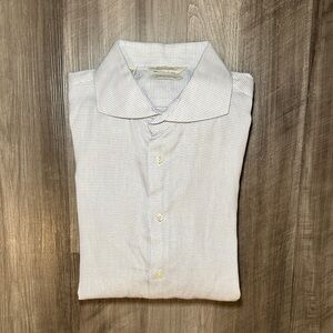 Suitsupply Cotonificio Albini Egyptian Cotton Long Sleeve Button Down - 42/16.5